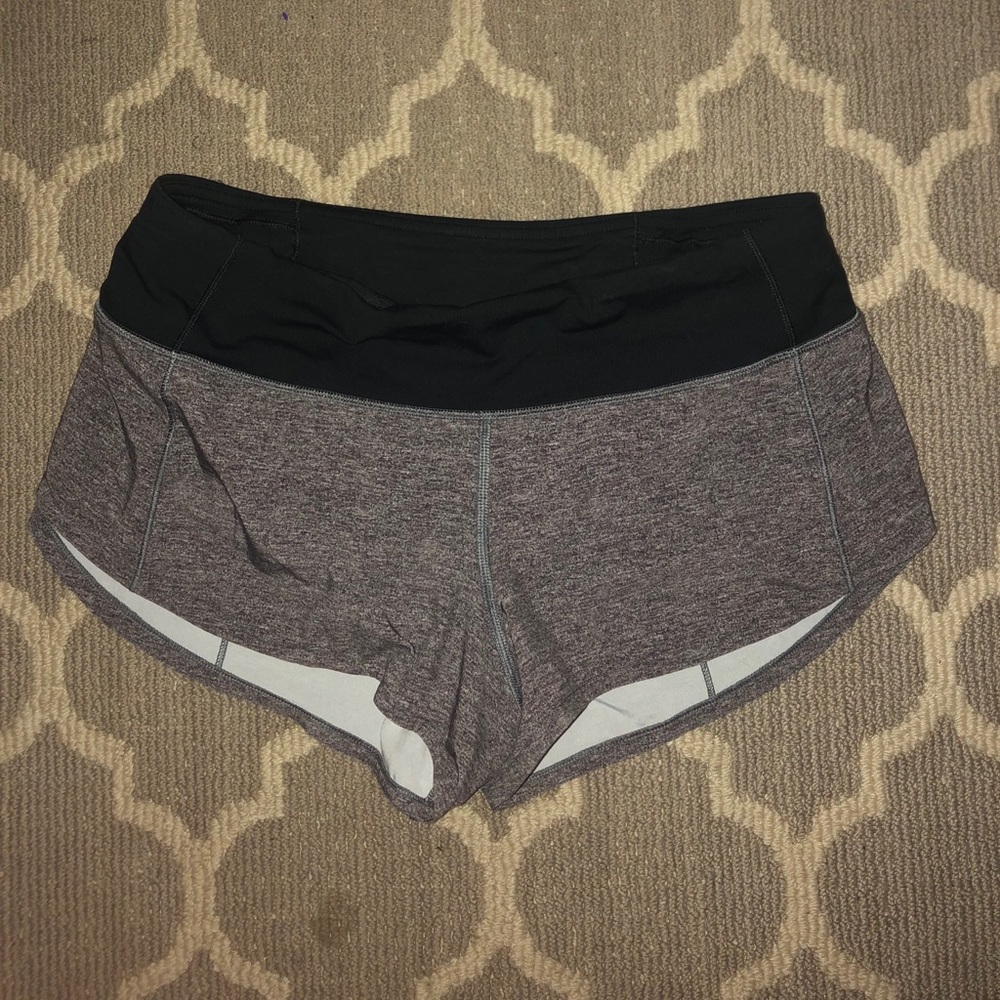 Grey lululemon shorts